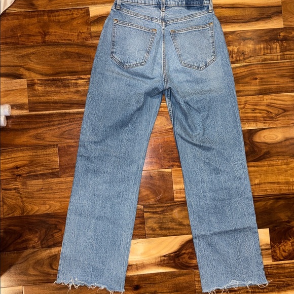 Abercrombie & Fitch Blue Straight Leg Jeans - Picture 2 of 3